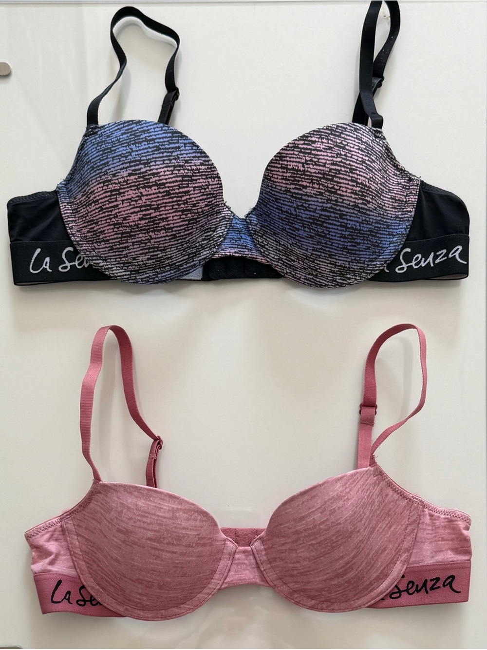 La Senza Bras 34A Pink & Black 2-Pack Bundle